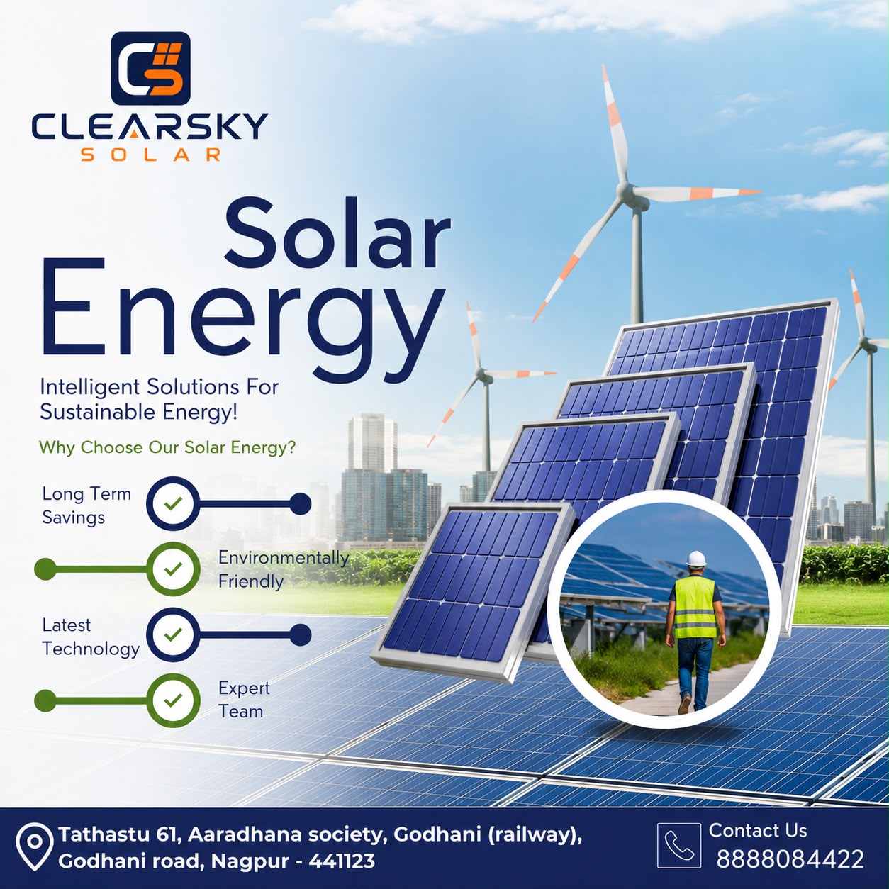 ClearSky Solar - Solar Energy promotional creative